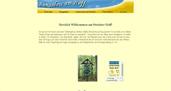 Desktop Screenshot of bungalow-am-haff.de